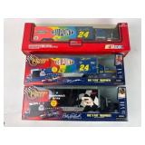 (3) NASCAR Race ï¿½N Play Transporter Die-Cast