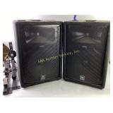 JBL Professional JRX200 speakers, with mounting