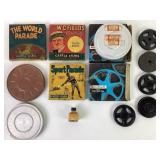 16mm Film Reels and Castle Films with Film Cement