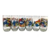 Smurfs Cartoon Character Drinking Glasses