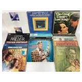 Vinyl records: Heart, Jerry Lee Lewis, Glenn Mille