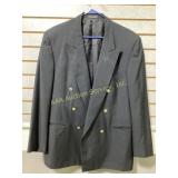 Ermenegildo Zegna Black Double-Breasted Blazer