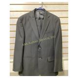 Black IZOD dress suit: pants, 34w, 32L, Jacket,