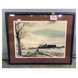 Framed William Nelson Signed limited edition