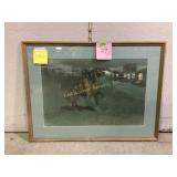 Framed "Arguement with the Town Marshal"