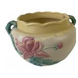 Hull USA Pottery Vase With Floral Embellishments
