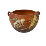 Roseville Pottery Brown Freesia Jardiniere