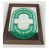 Heineken Lager Beer Framed Mirror