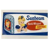Sunbeam Batter Whipped Tin Advertising Sign