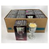 (12) Avon Heartï¿½s & Diamonds Fostoria Loving cup