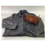 Brighton purse, XL Worthington Lambskin coat,