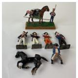 Lead Soldiers Depicting Napoleonic and Military Fi