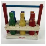 Holgate Wooden Toy bottles and carrier