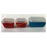 Pyrex Refrigerator Dishes with Lids