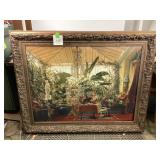 Reproduction Giraud Tropical print on board on