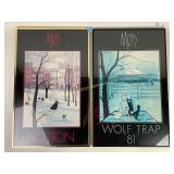 Moss Wolf Trap 81, faded, and Moss Boston, glass