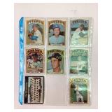 (8) Topps baseball cards 1971 #584 Cleveland
