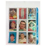 (9) 1960s Topps baseball cards 1961, 1963, 1966,