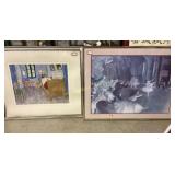 Framed Art, The Rehearsal of the Ballet on stage,