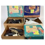 (3) pair hockey ice skates in