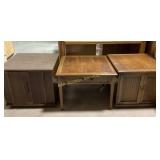 End table with door 24Lx24x20H, end table with
