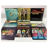 Vinyl Records: blue Hawaiian waters, splinter,