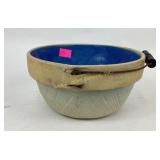 The German stoneware pottery bowl w/ handle