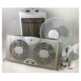 Sunbeam room heater, holmes window