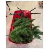 Christmas Tree with Stand in Tote