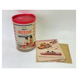 American plastic bricks in original bucket with