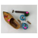 Hudson bug spray with green glass, 1950s Mexican