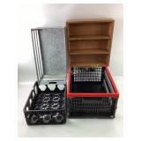 Plastic, Metal, and Wood Storage Containers