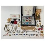 Costume jewelry necklaces, rings, bracelets