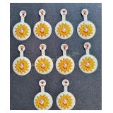 (10) NOS Elsie Cow Borden Dairy milk metal lapel