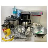 West Bend crockery cooker, Mr. coffee