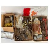 Door knobs and locks, tools,