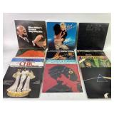 Vinyl Records: AC/DC, Rod Stewart, and Pink Floyd