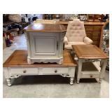 American Journey side table with drawer,