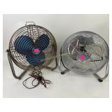 (2) floor fans
