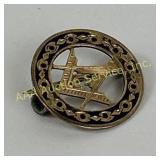 Victorian gold filled enameled engraved Masonic