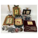 Charvoz- Rios drafting tools, wet stones, Beanie