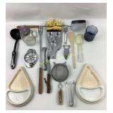 Lg variety of kitchen utensils, food storage