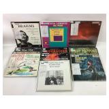 Vinyl records: Brahms, Gwen Rhapsody in blue,