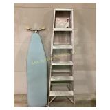 6 foot ladder, ironing board