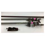 Woodworking pipe clamps, plane