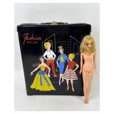 1965 Barbie Doll, in Fashion doll case, good