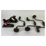 Hand drills and wood planes
