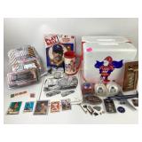 Budman Styrofoam cooler and Thermos-serve mug,