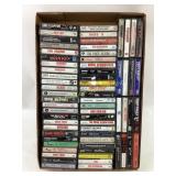 Cassette tapes: Night Ranger, Styx, and Heart