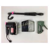 Cast iron nail puller, Sears Craftsman Saber Saw,